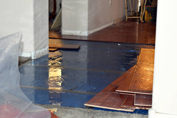 Professional Flood Cleanup technician working in Simonton, TX